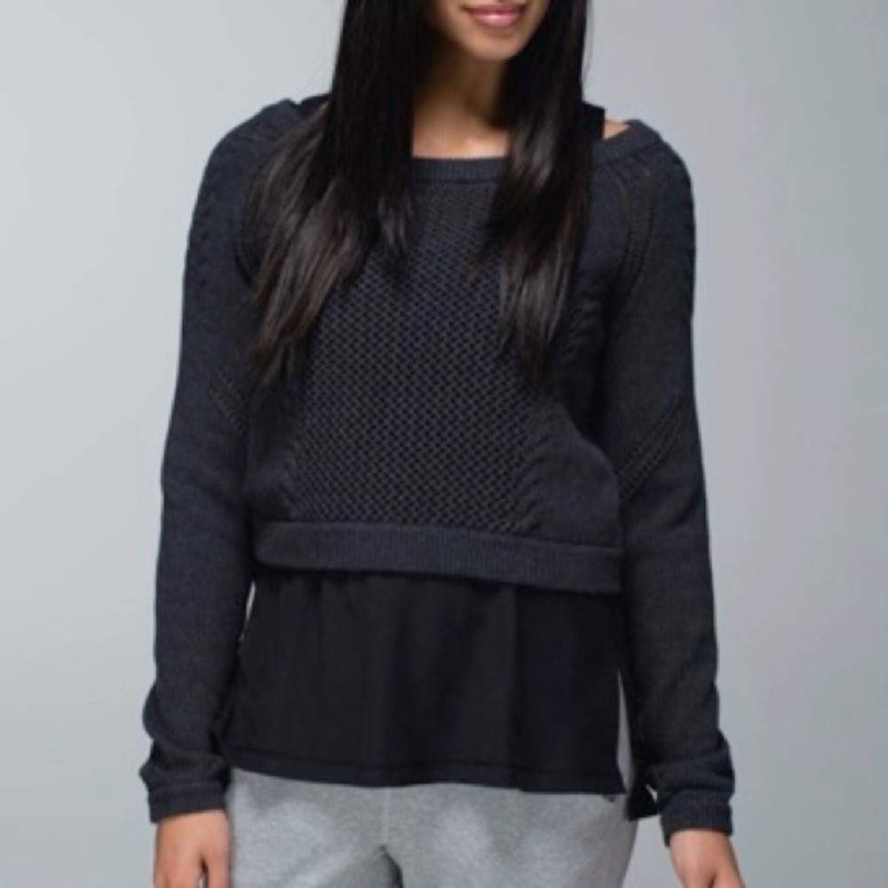 Lululemon Be Present Pullover : Crop Sweater